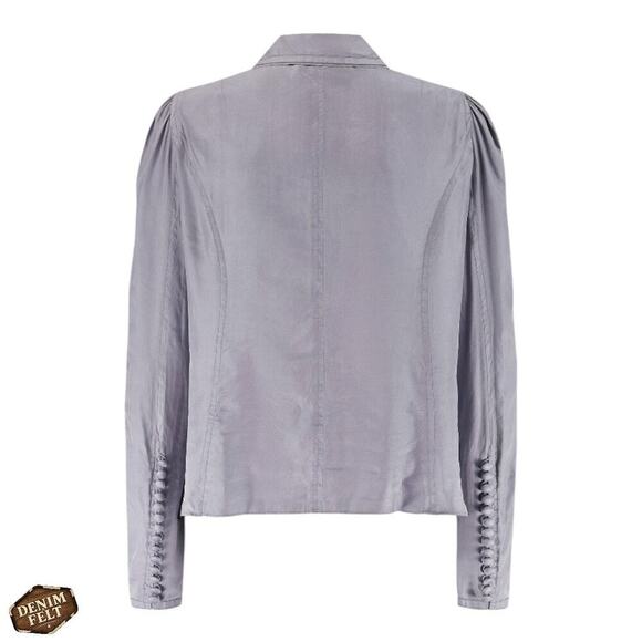Tom Ford for YVES SAINT LAURENT 2004 (YSL) Runway Jacket Lilac/Grey Size F38 - Picture 14 of 16